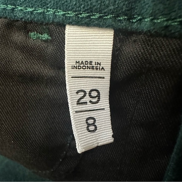 LOFT Green Skinny Velvet Pants size 29 - Picture 3 of 8